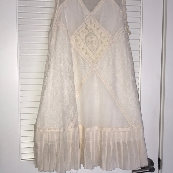 Free People Angel Lace Shift Dress Size M - Picture 5 of 7